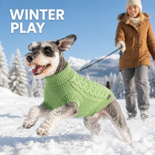 Large Dog Sweaters (green / X-Large)
