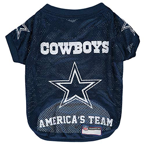 Navy Dallas Cowboys NFL Novelty Dog Jersey (Dallas Cowboys / Small)
