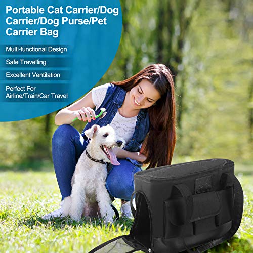 Cat Carrier Dog Carrier (Black)