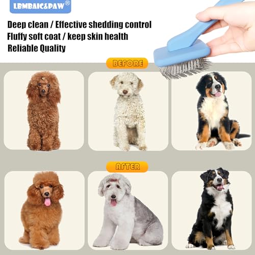 Dog Brush for Poodles (Blue)