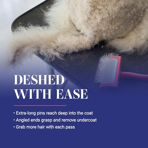 Big G Dog Slicker Brush (Medium / Coral)