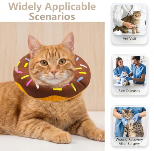 Cat Cone Collar Soft (Brown / Small)
