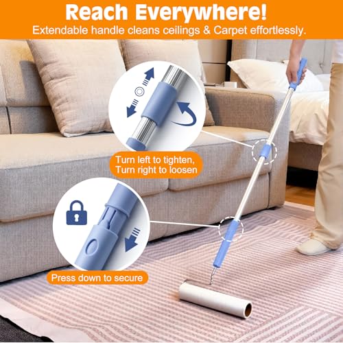 Large Lint Roller for Pet Hair Extra Sticky