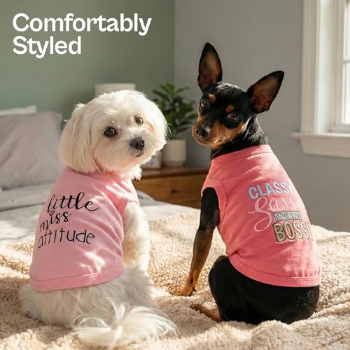 2 Pack Dog Shirts (L(12-18lbs))