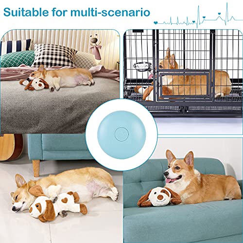 Heartbeat Dog Toy for Puppy (White)