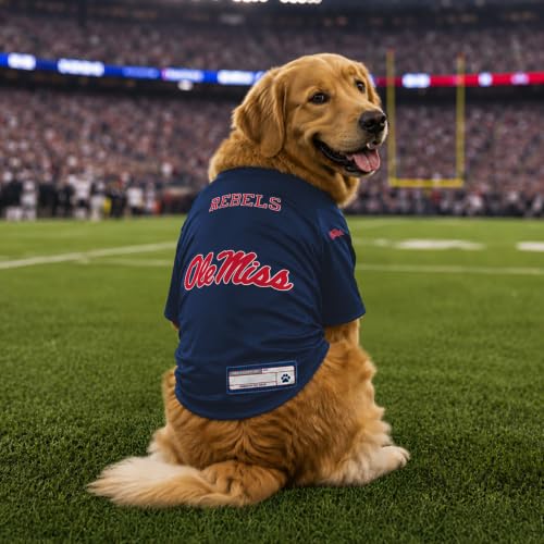 NCAA Mississippi Ole Miss Rebels Stretch Pet Jersey (Mississippi Ole Miss Rebels / Large)