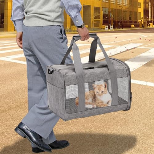 Pet Carrier Bag for Cats (【Gray】)