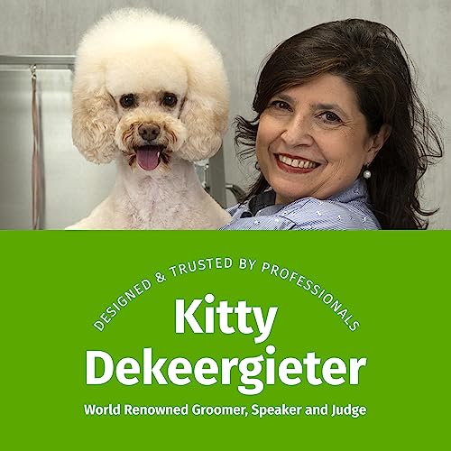 Tuffer Than Tangles Slicker Brush for Dog Grooming with Long (Medium Size Soft Pins)