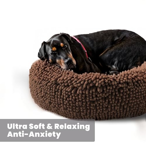 Cloud K 9 Bed for Dogs & Cats (Large (40''X40'') / Chocolate Brown)
