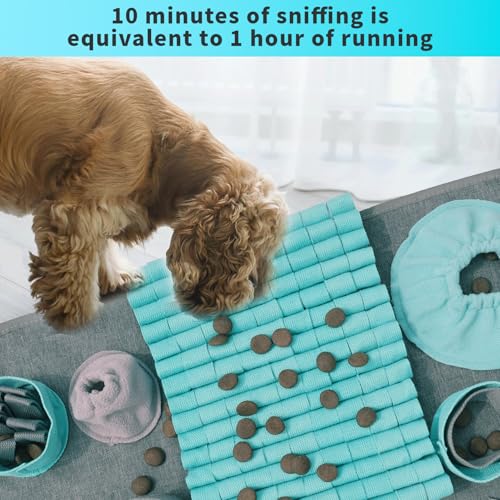 Snuffle Mat for Dogs (blue)