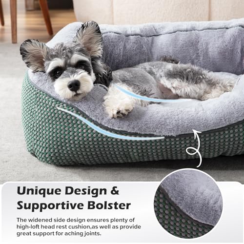 Dog Bed Medium Size (M (30"x24"x9") / Green)