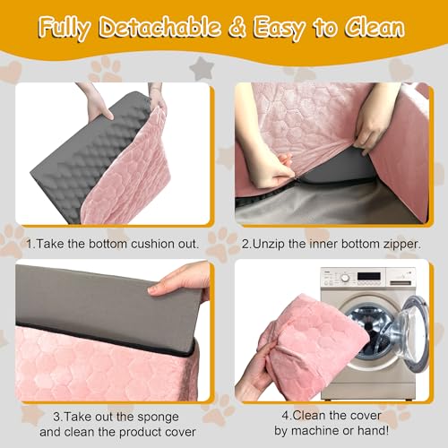 Dog Car Seat for Small (Pink / Medium)