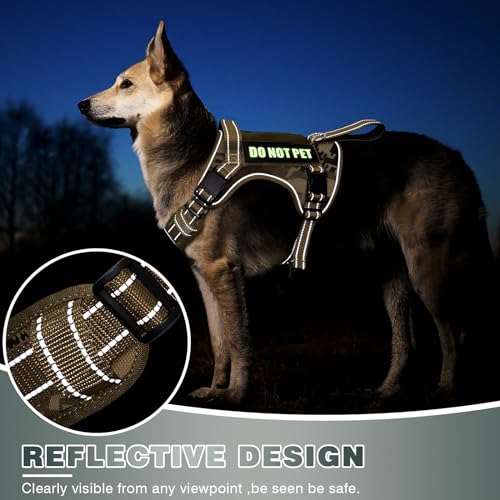 Tactical Dog Harness (Medium / Desert Camo)