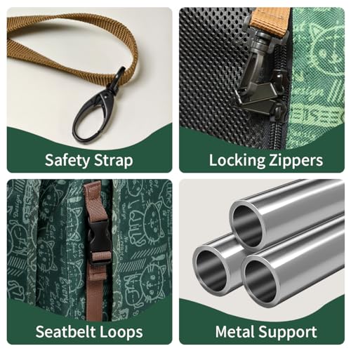 Extra Large Cat Carrier Soft Sided (Green)