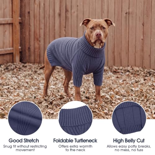 XXL Dog Sweater (Blue / XX-Large)