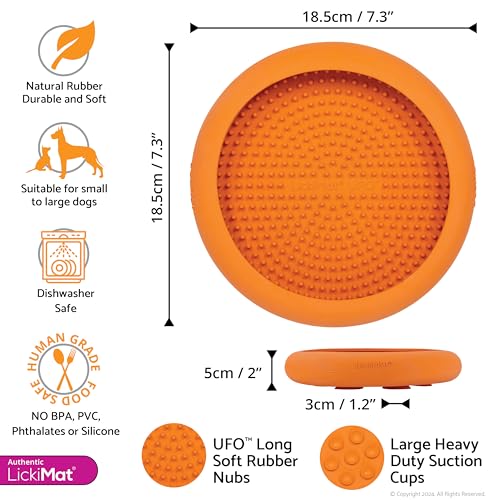 New LickiMat UFO Orange (Orange)
