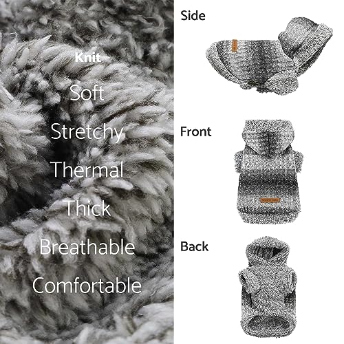 Fuzzy Dog Sweater (XX-Large / Heather Grey)