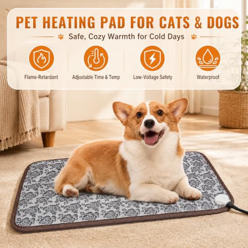 Cat Heating pad Round (16.0"L x 16.0"W)