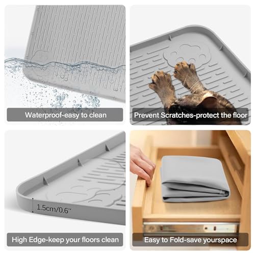 40"x28" Pee Pad Holder for Dogs Puppy Pad Holder Grey (40"x28" Grey)