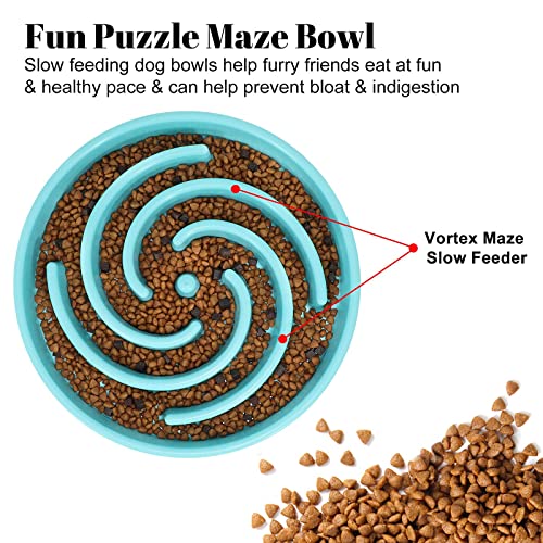 Slow Feeder Large Dog Bowl (Large / B-blue)