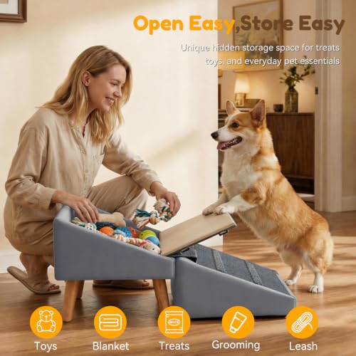 Dog Ramp for Couch (Grey)