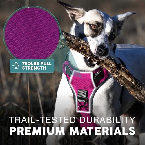 Embark No Pull Dog Harness (L / Pink)