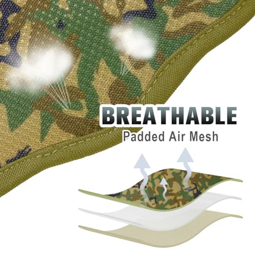 Dog Harness for Small Sized Dog No Pull Dog Vest ID Tag Pocket (Camo / X-Small)