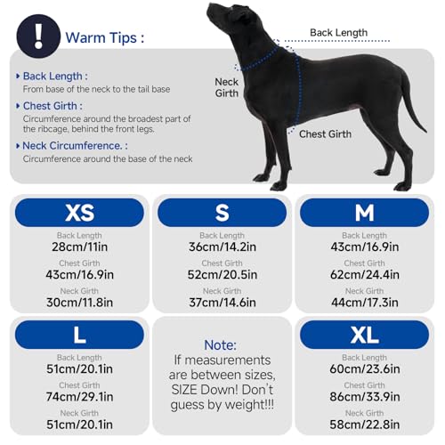Soft Dog Anxiety Vest (Navy / XS(Chest: 16.9 inch))