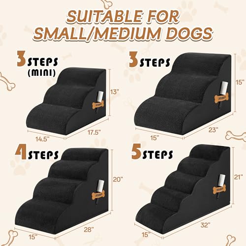 Dog Stairs Ramp for High Beds Couches