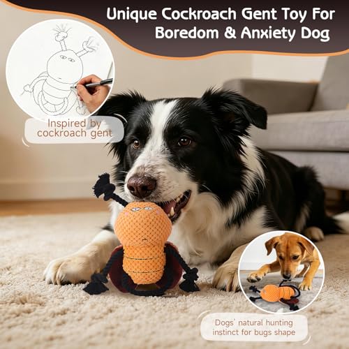 Cockroach Squeaky Dog Toy (Modern)