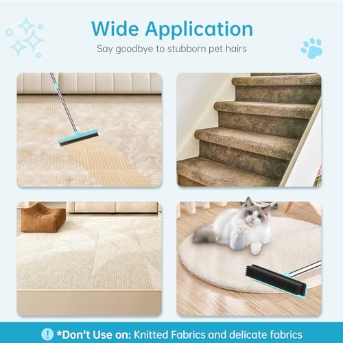 Carpet Rake 60" Long Handle (Blue / PRO Combo 3)