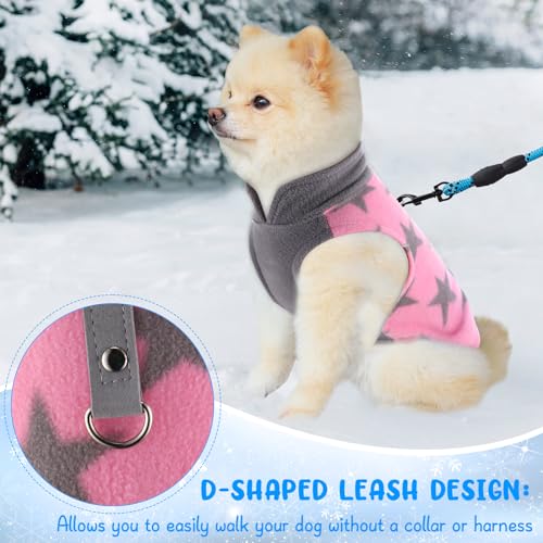 10 Pack Medium Dog Sweater Fleece Pet Dog Plaid Clothes Winter (M / Bright)