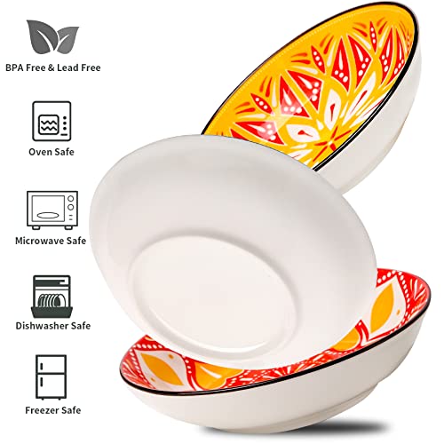 Boho 5 Ceramic Cat Bowls with Silicone Mat (ASCOLOR)