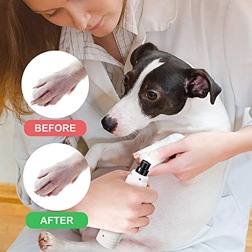 Dog Nail Grinder with LED Light (White)