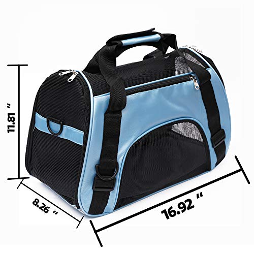 Pet Carrier Soft (Small-Blue)