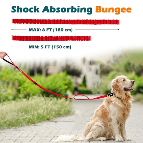 Heavy Duty Tactical Dog Leash (Red)