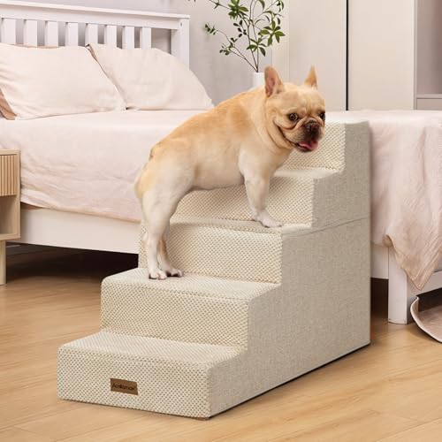 Dog Steps for High Bed (Beige)