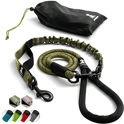 Heavy Duty Bungee Rope Leash (Green Range)