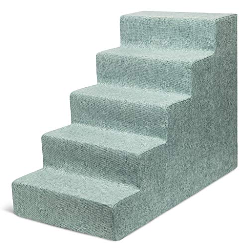 Dog Stairs & Steps (Pale Teal / H: 22.5 Inches)