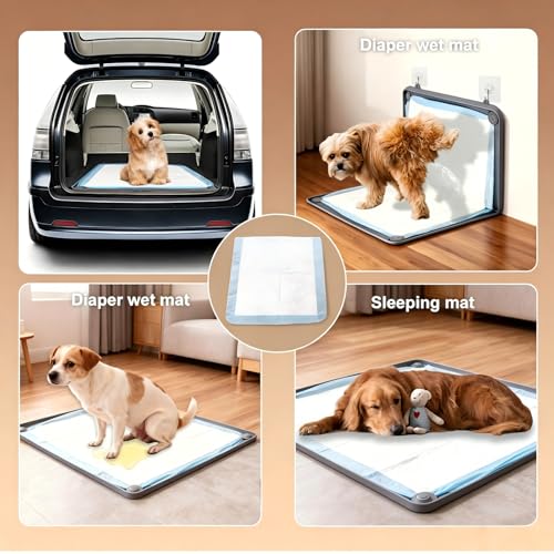 Silicone Pee Pad Holder for Dogs (23"D x 23"W x 1"H)