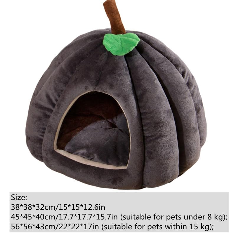 Cat Beds for Indoor Cats (Gray / 15 in)