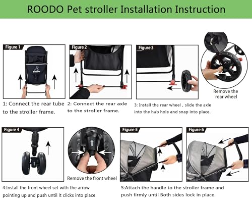 3 Wheel Dog Pet Cat Stroller Best Lightweight Foldable Compact Portable Jogger All Terrain Travel Pet Gear Puppy Kitty Stroller for up to 30lbs Medium Small Dogs and Cats (Light khaki)