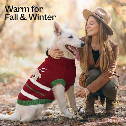 Dog Sweaters Pull Over (L / Reindeer)