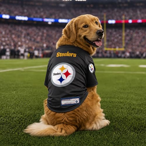 NFL Pittsburgh Steelers Stretch Pet Jersey (Pittsburgh Steelers / Medium)