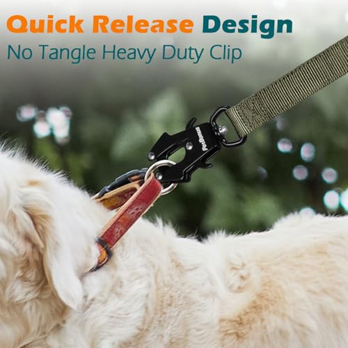 Heavy Duty Tactical Dog Leash (Army Green)
