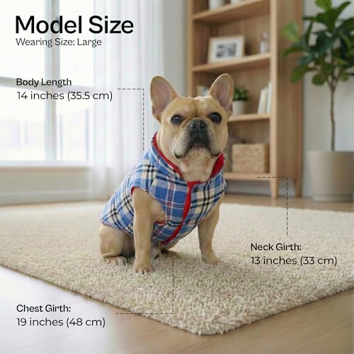 Dog Reversible Jacket (XL / Plaid Reversible Jacket)