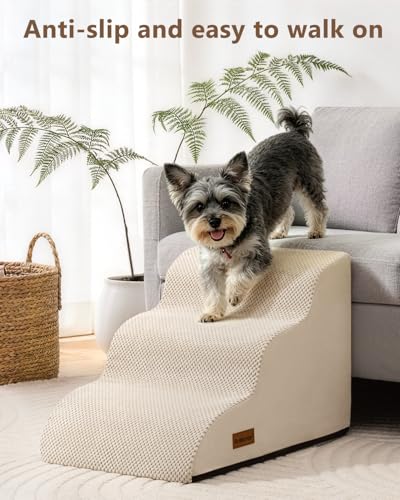 Dog Stairs for Small Dogs (Beige)