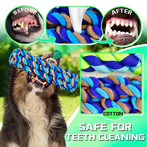 Dog Rope Toy for Medium Dogs (14 Packs / Large)