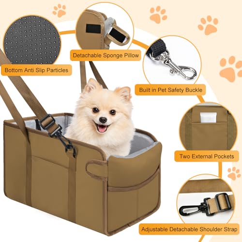Portable Dog Car Seat for Small Dogs