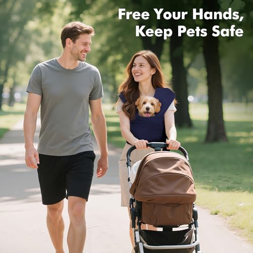 Pet Sling Carrier for Small Dogs and Cats (A-Navy Blue)